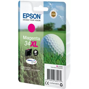 Kasetė Epson 34XL rausvai raudona (magenta) 950 puslapių C13T34734010