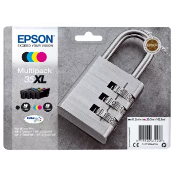 Epson originalių rašalo kasečių multipack 4 spalvos 35XL DURABrite Ultra