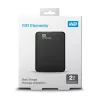WESTERN DIGITAL WD Elements 2TB USB-A 3.0 nešiojamas kietasis diskas
