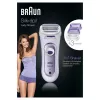 Braun Silk-épil LS 5560 moteriškas skutuvėlis, 1 galvutė, alyvinė