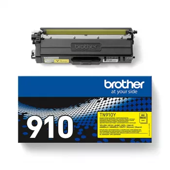 Tonera kasetė Brother TN910Y Ultra Jumbo geltona 10000 puslapių
