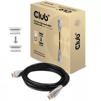 CLUB3D Premium High Speed HDMI™ 2.0 4K60Hz UHD laidas 1 m / 3,28 pėdos