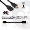 Club 3D CAC-1321 High Speed HDMI 2.0 ilginamasis kabelis, 4K60Hz, kištukas/lizdas, 3 m, juodas