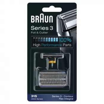 Skutimo galvutė BRAUN Series 3 31S – atsarginė, viena galvutė, juoda, 10 g