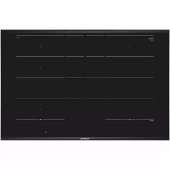 Bosch Serie 8 PXY875DC1E įmontuojama indukcinė kaitlentė, 81 cm, juoda, 4 zonos