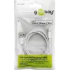 Lightning USB įkrovimo ir sinchronizavimo laidas Goobay 72905
