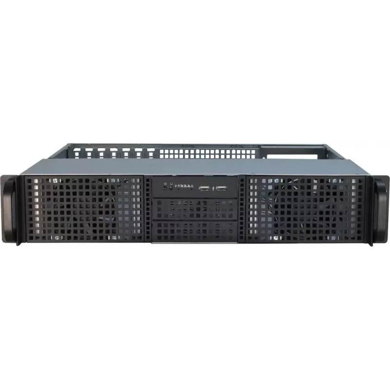 Serverinis korpusas Inter-Tech 2U-20240 Rack Black