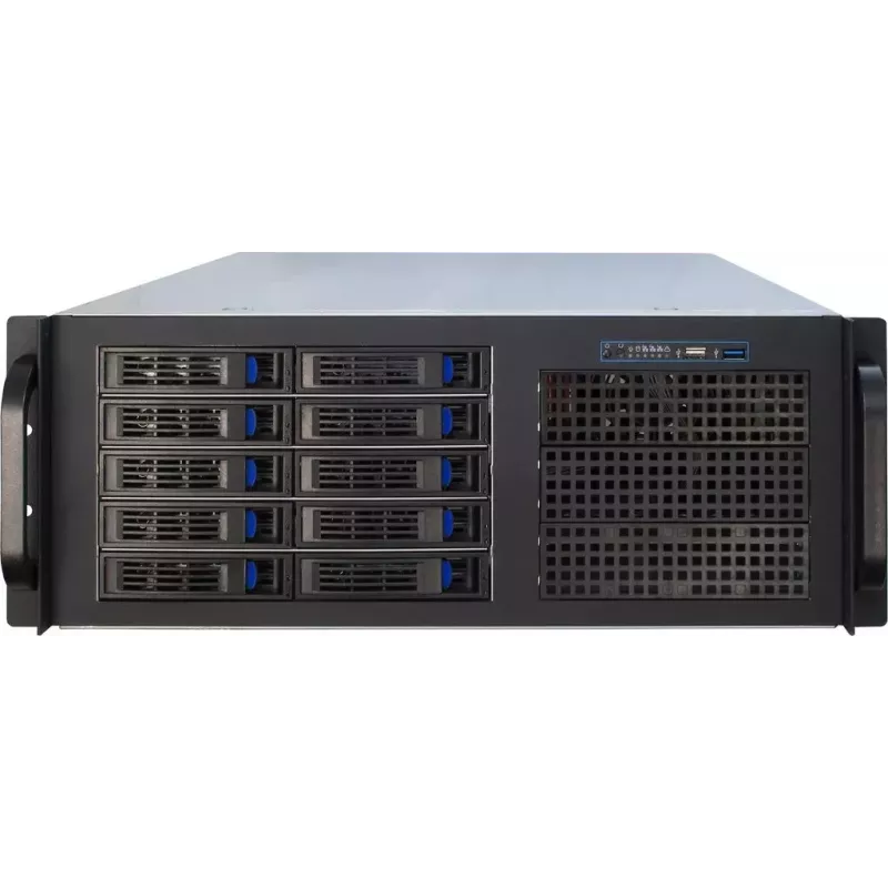 Serverinis korpusas Inter-Tech IPC 4U-4410 Rack Black