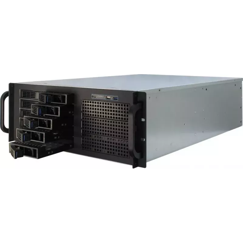 Serverinis korpusas Inter-Tech IPC 4U-4410 Rack Black