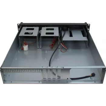 Serverio korpusas Inter-Tech 2U-2098-SK Rack Juodas