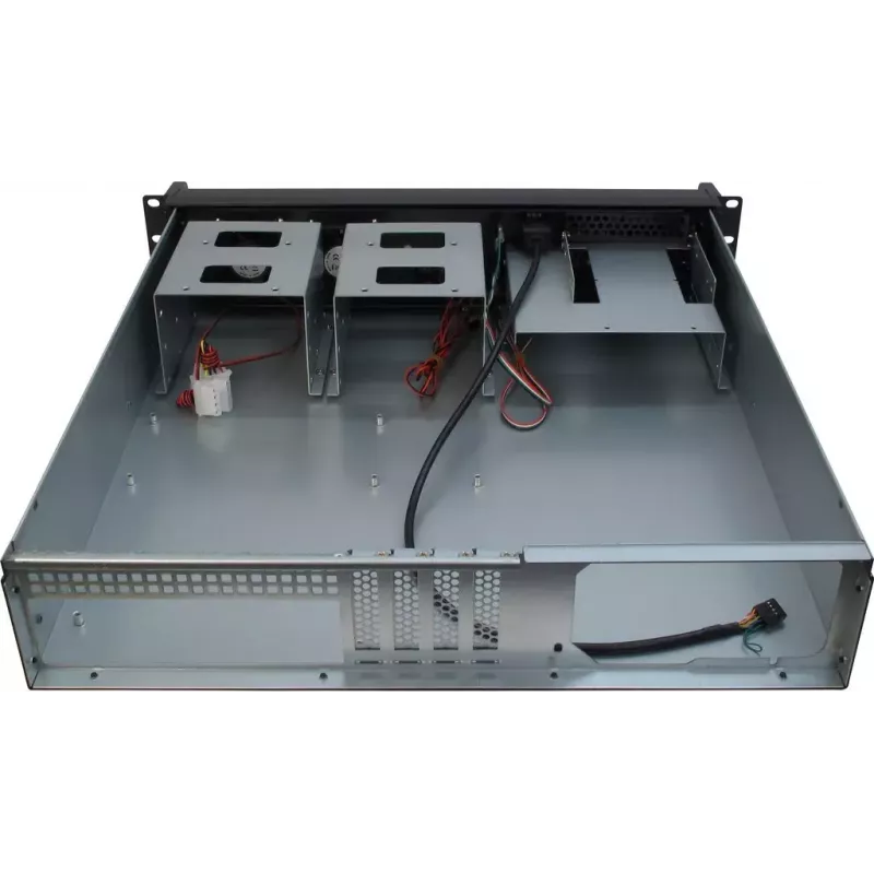 Serverio korpusas Inter-Tech 2U-2098-SK Rack Juodas