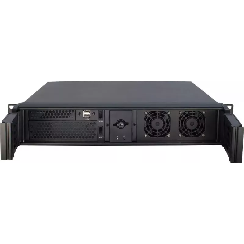 Serverio korpusas Inter-Tech 2U-2098-SK Rack Juodas