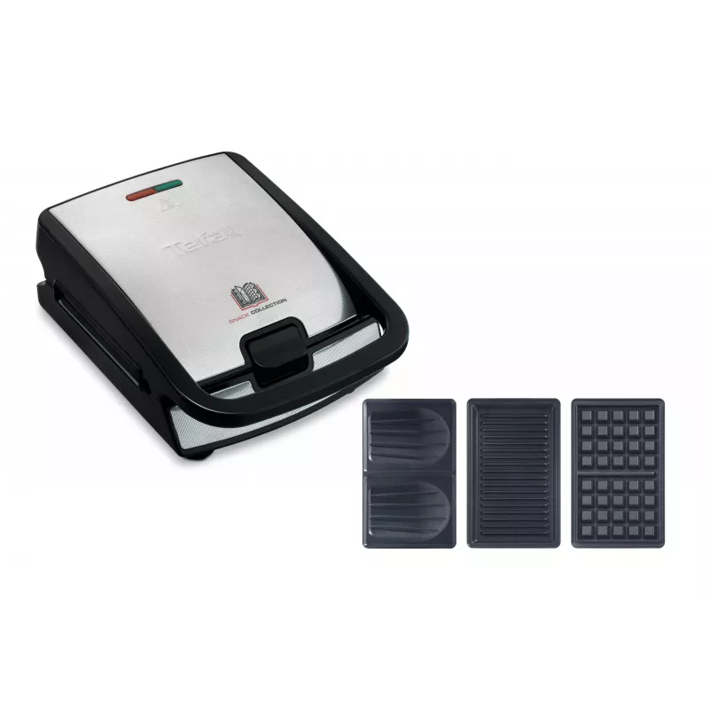 Tefal Snack Collection SW852D sumuštinių keptuvė 700 W Juoda, Nerūdijantis plienas