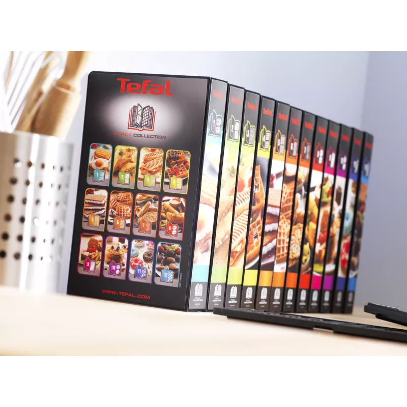 Tefal Snack Collection SW852D sumuštinių keptuvė 700 W Juoda, Nerūdijantis plienas