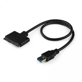 StarTech.com SATA į USB kabelis su UASP, juodas, 6 Gbit/s, CE, FCC, 0 - 60 °C, -10 - 70 °C, 49 mm