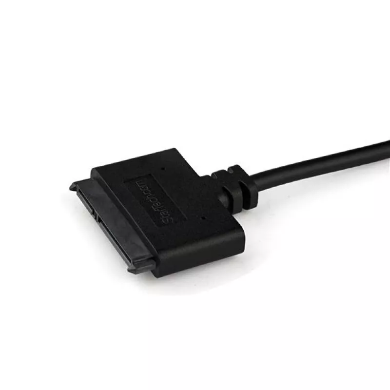 StarTech.com SATA į USB kabelis su UASP, juodas, 6 Gbit/s, CE, FCC, 0 - 60 °C, -10 - 70 °C, 49 mm