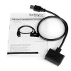StarTech.com SATA į USB kabelis su UASP, juodas, 6 Gbit/s, CE, FCC, 0 - 60 °C, -10 - 70 °C, 49 mm