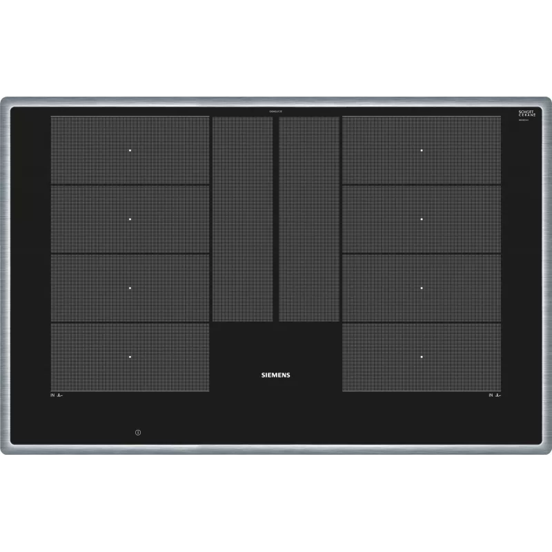 Siemens EX845LYC1E indukcinė kaitlentė 80 cm, juoda, nerūdijantis plienas, iQ700