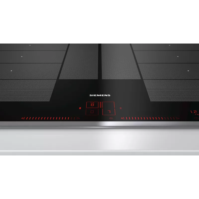 Siemens EX845LYC1E indukcinė kaitlentė 80 cm, juoda, nerūdijantis plienas, iQ700
