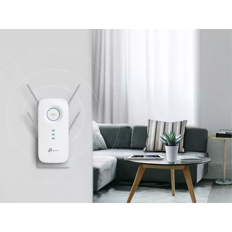 TP-Link RE650 belaidžio tinklo stiprintuvas, 10/100/1000 Mbit/s, baltas