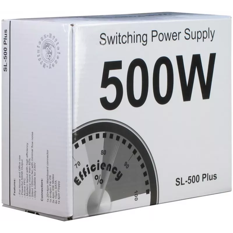INTER-TECH SL-500 Plus 500W ATX maitinimo blokas
