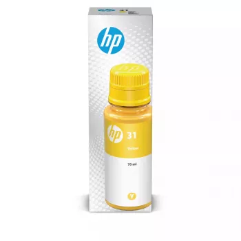 Originalus HP 31 geltonas rašalo buteliukas 1VU28AE