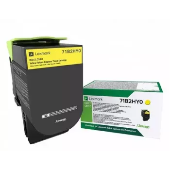 Toner Lexmark 71B2HY0 geltonas 3000 puslapių didelės išeigos