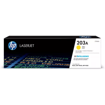 HP 203A geltonas originalus lazerinio spausdintuvo kasetė CF542A