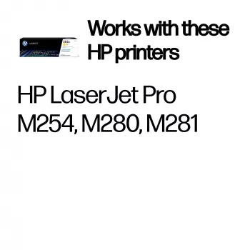 HP 203A geltonas originalus lazerinio spausdintuvo kasetė CF542A