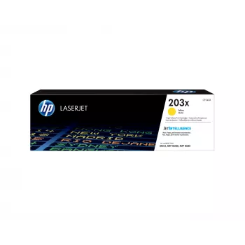 HP LaserJet 203X didelės išeigos geltonas originalus tonerių kasetė