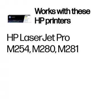 HP LaserJet 203X didelės išeigos geltonas originalus tonerių kasetė