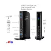 CLUB3D USB3.2 Gen1 Type A arba C dviejų ekranų 4K60Hz dokavimo stotelė DisplayLink® sertifikuota
