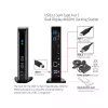 CLUB3D USB3.2 Gen1 Type A arba C dviejų ekranų 4K60Hz dokavimo stotelė DisplayLink® sertifikuota