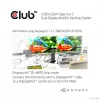 CLUB3D USB3.2 Gen1 Type A arba C dviejų ekranų 4K60Hz dokavimo stotelė DisplayLink® sertifikuota