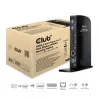 CLUB3D USB3.2 Gen1 Type A arba C dviejų ekranų 4K60Hz dokavimo stotelė DisplayLink® sertifikuota
