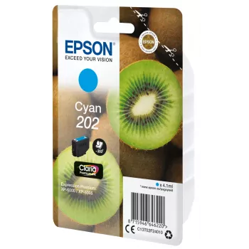 Kasetė EPSON rašalo lazdelė Singlepack Kiwi Cyan 202 Claria Premium Ink 4,1 ml
