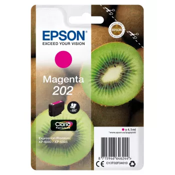 Epson Kiwi Singlepack Magenta 202 Claria Premium rašalas