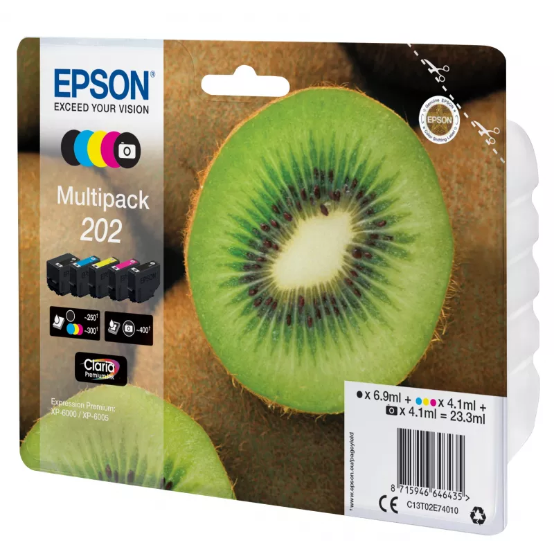 Epson Claria Premium rašalo rinkinys 5 spalvos 202