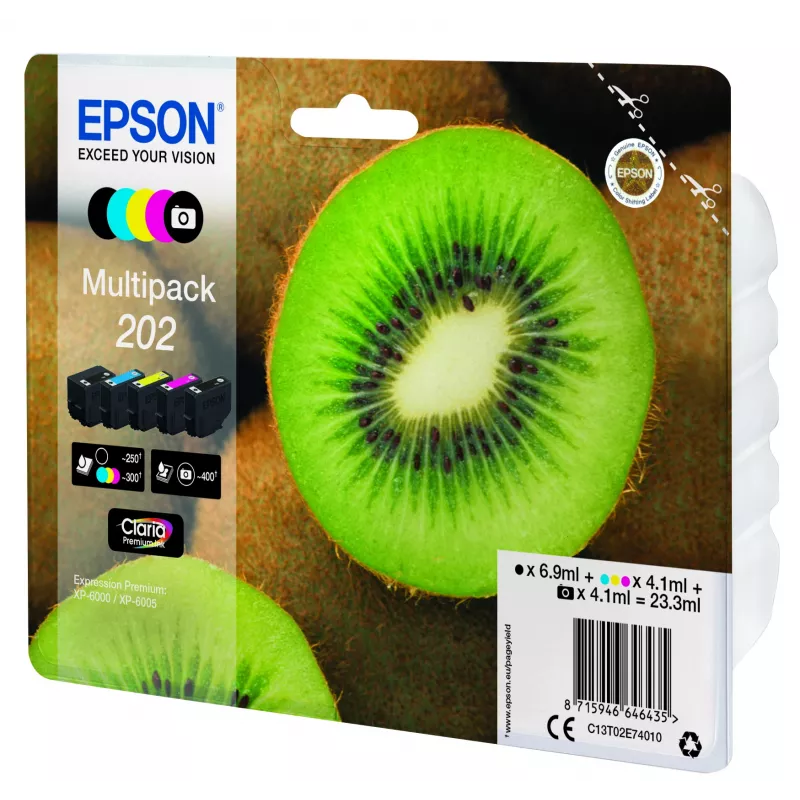Epson Claria Premium rašalo rinkinys 5 spalvos 202