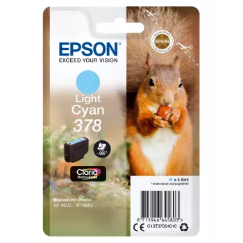 Epson Squirrel Singlepack šviesiai žalsvai mėlyna 378 Claria Photo HD rašalas