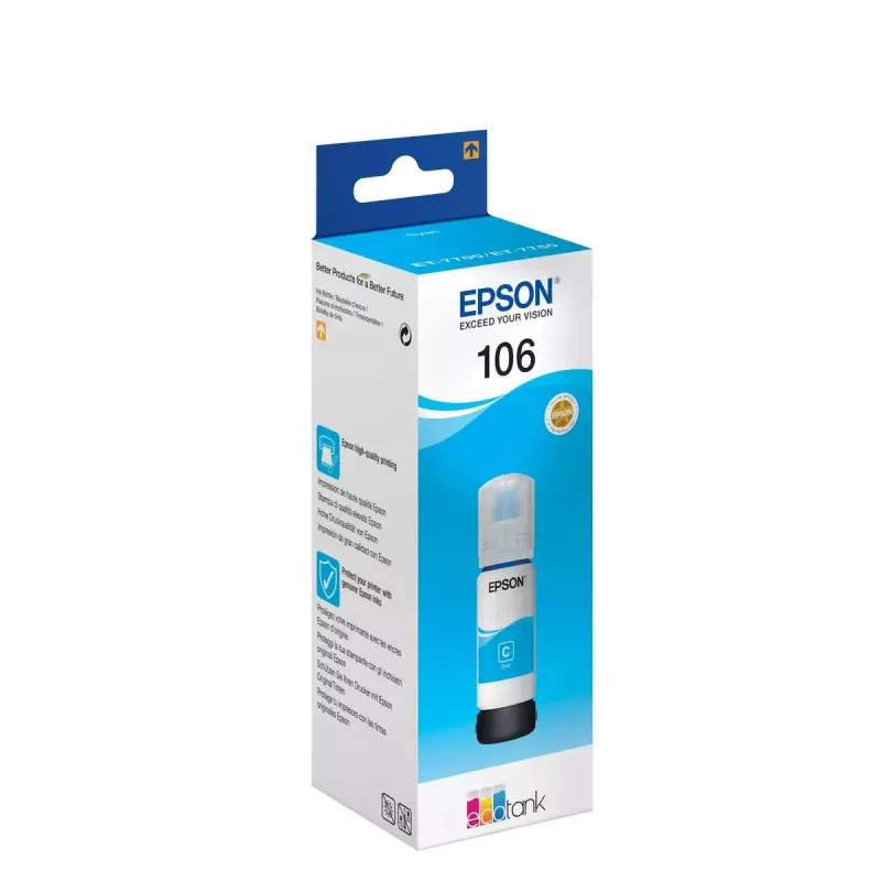 Rašalo buteliukas Epson Ecotank 106 Cyan