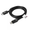 Club 3D CAC-2068 DisplayPort 1.4 laidas, HBR3, 32,4 Gbps, 8K60Hz, M/M, 2 m, juodas