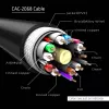 Club 3D CAC-2068 DisplayPort 1.4 laidas, HBR3, 32,4 Gbps, 8K60Hz, M/M, 2 m, juodas