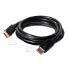 Club 3D CAC-2068 DisplayPort 1.4 laidas, HBR3, 32,4 Gbps, 8K60Hz, M/M, 2 m, juodas