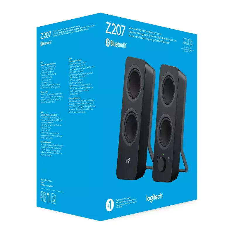 Garsiakalbiai Logitech Z207 Bluetooth juodi 980-001295