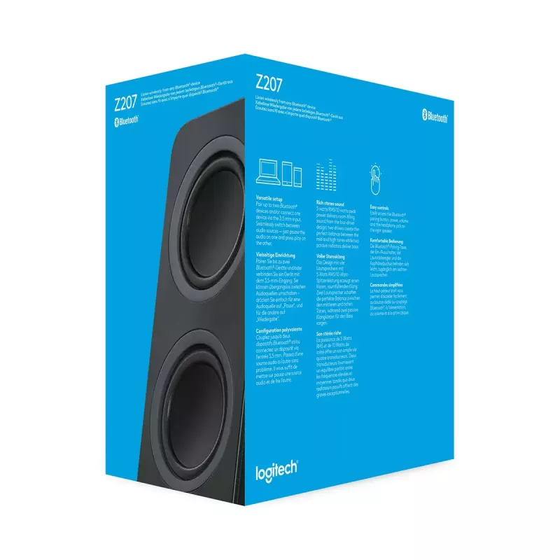 Garsiakalbiai Logitech Z207 Bluetooth juodi 980-001295