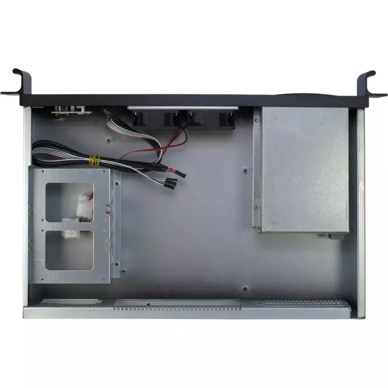 Serverinis korpusas Inter-Tech 1.5U-1528L Rack Black