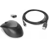 HP Wireless Premium Mouse, ambidextrinė, lazerinė, RF belaidė, 1200 DPI, juoda