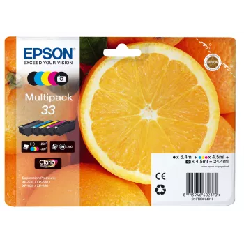 Epson Oranges Multipack 5 spalvų 33 Claria Premium rašalas