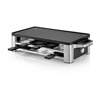 WMF Lono 0415040011 raclette grilis 8 asmenims 1500 W Juoda, Chromas